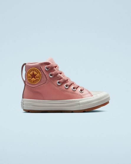 Dívčí Boty Vysoké Converse Læder Chuck Taylor All Star Berkshire Boot Color Růžové | CZ XICW75